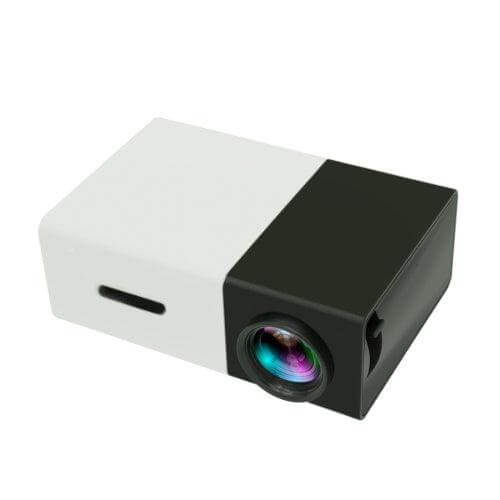 Portable YG300 Mini LED Projector - 400LM Home Theater with Remote, HDMI/AV/SD/USB Support