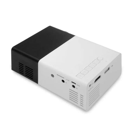Compact Portable LED Projector for Home Entertainment and Education