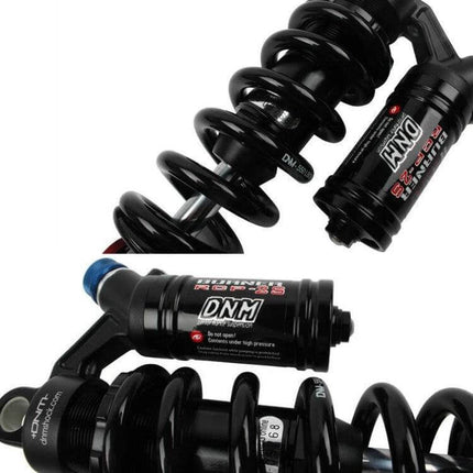 DNM RCP2S Mountain Bike Rear Shock Absorber For AM FR DH black coil rear shock with adjustable damping and preload 190-240mm