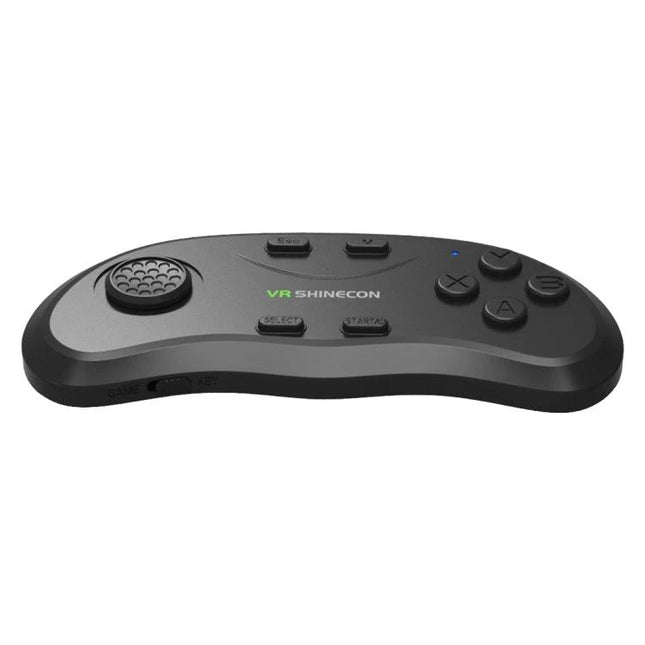 Shinecon Virtual Reality Glasses with Bluetooth Controller for Games - black wireless Bluetooth game controller for VR headset