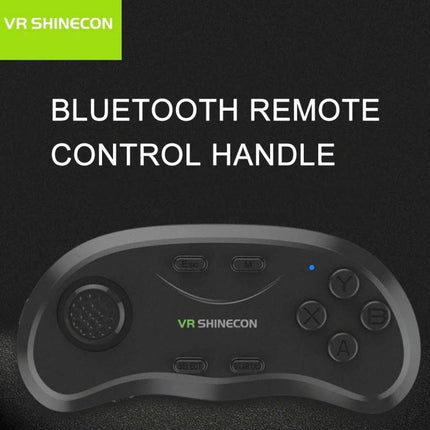 Shinecon Virtual Reality Glasses with Bluetooth Controller for Games Bluetooth remote control handle for smartphone VR gaming and movies