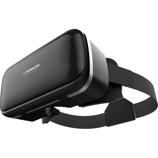 Virtual Reality Glasses for 4.5 to 6 Inch Smartphones - black VR headset with adjustable straps and smartphone slot