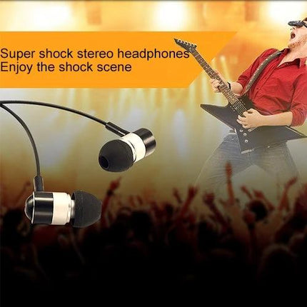 Virtual Reality Headset for Immersive 3D Entertainment and Media - compact Android VR device for 3D videos, games, WiFi streaming (in-ear headphones scene)