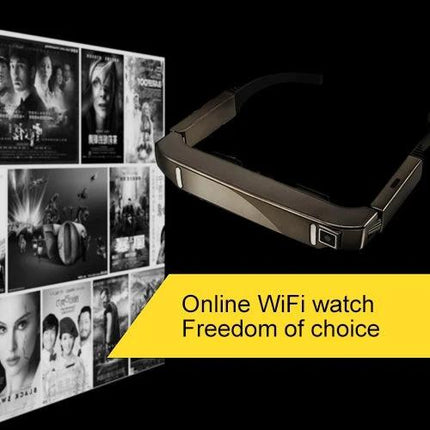 Virtual Reality Headset for Immersive 3D Entertainment and Media - compact Android WiFi headset for 3D videos, gaming and streaming