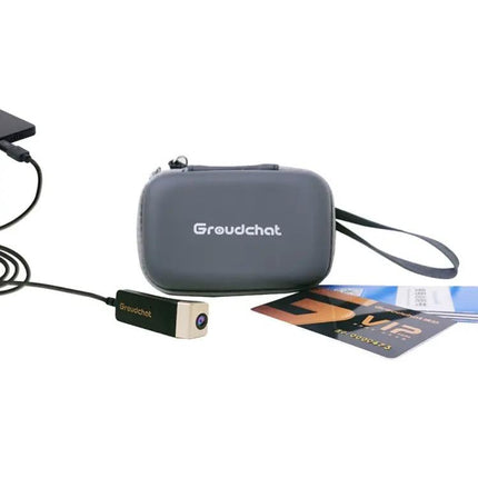 Groudchat Hands-Free Camera for Glasses with Built-In Microphone | Syndmart