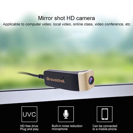 Groudchat Hands-Free Camera for Glasses with Built-In Microphone | Syndmart