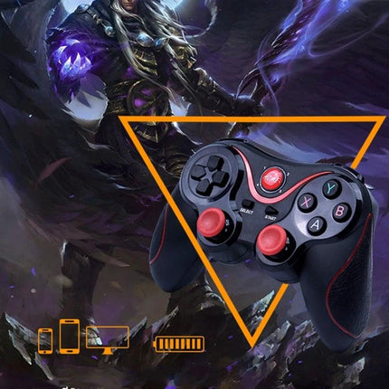 Bluetooth Gamepad for Home and Travel Gaming Sessions - wireless controller for Android iOS and Windows with ergonomic design