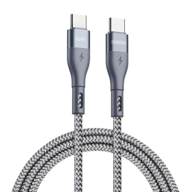 DUZZONA A2 65W USB-C Fast Charging Cable Nylon Braided Design