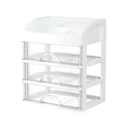 4 Layer White Drawer (White)