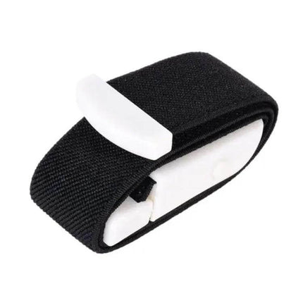 Detachable Buckle Emergency Tourniquet 2.5x40cm For Outdoor Use – black nylon reusable tourniquet with white ABS buckle, compact first aid gear