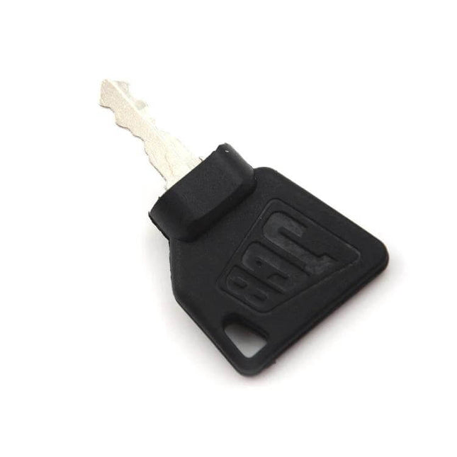 Digger Ignition Key For Heavy Equipment Stainless Steel replacement ignition key with black plastic head for excavators and loaders