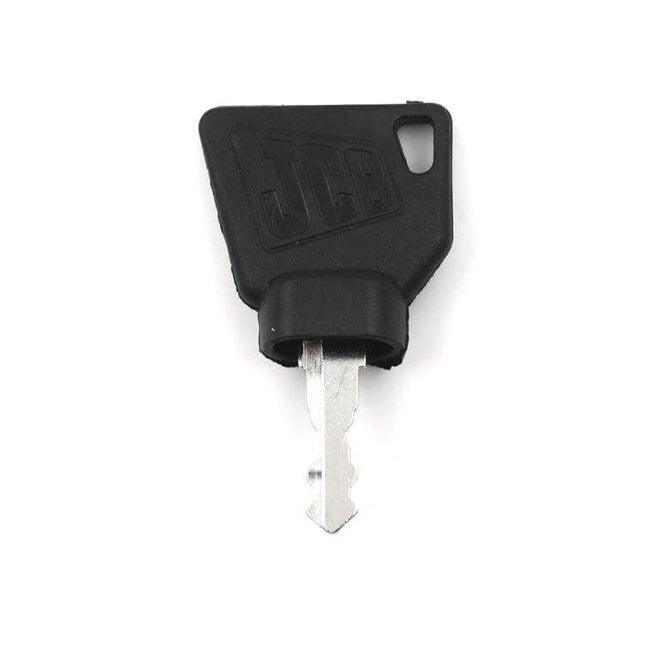 Digger Ignition Key For Heavy Equipment Stainless Steel spare stainless ignition key with black plastic head for excavators and loaders