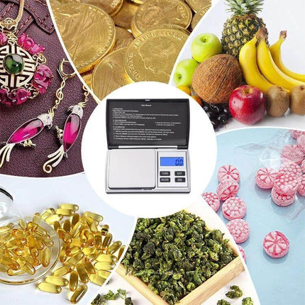 Digital Diamond Scale 1000g for Jewelry and Small Items - compact precision jewelry scale 1000g capacity 0.1g readability for gems, coins, herbs, supplements