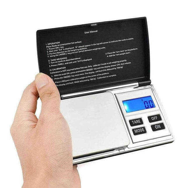 Digital Diamond Scale 1000g for Jewelry and Small Items handheld precision scale showing 1000g capacity and 0.1g readability