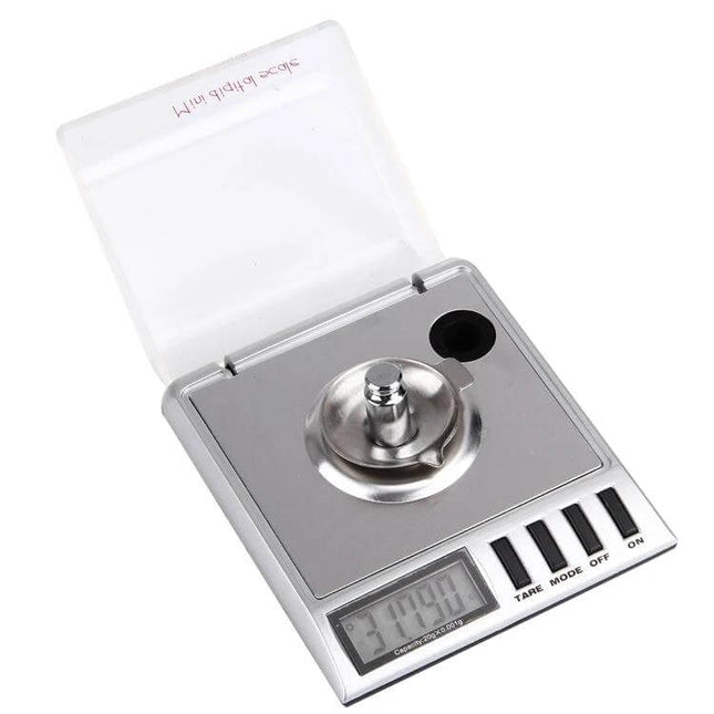 Digital Jewellery Scale 20g Capacity for Small Gems and Metals compact silver digital scale with 0.001g precision, LCD, tare and mode buttons