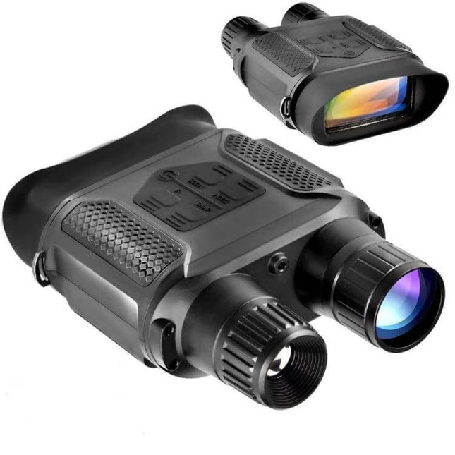 Digital Night Vision Binocular 3-Inch LCD For Outdoor Use - black handheld night vision binocular with 3-inch LCD and 6× digital zoom