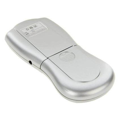 Digital Therapy Massager For Body Pain Relief At Home - silver handheld unit with LCD and adjustable intensity for neck, shoulder, back pain relief