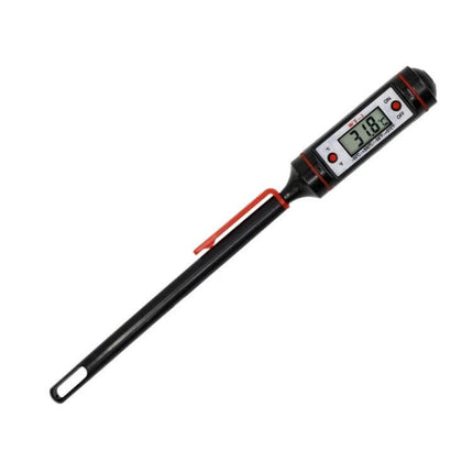 Digital Thermometer HT-1 For Kitchen And Everyday Use - black probe with 125 mm stem and digital display showing 31.8°C