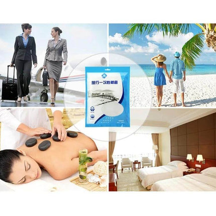 Disposable Travel Quilt Sheets 2m x 2.2m For Hotel Stays - lightweight disposable quilt cover for travel, hotels, spa and beach hygiene