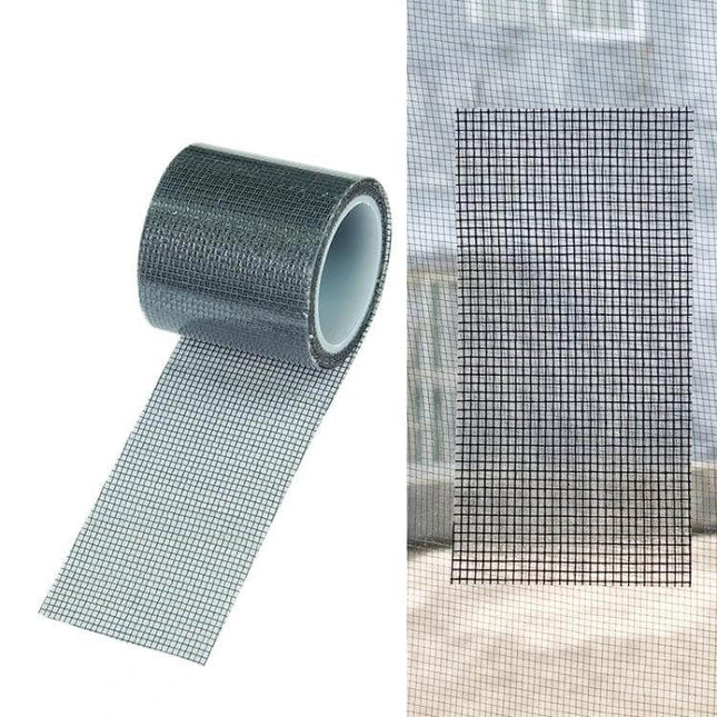Door Curtain Mosquito Net Repair Tape 5cm x 2m For Doorways - acrylic mesh repair tape roll for torn door screens, durable anti-corrosion seal