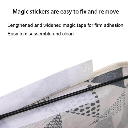 Dormitory Bedside Phone Storage Bag Large Capacity cotton linen blend with magic tape adhesive and iron hook for secure bedside organization