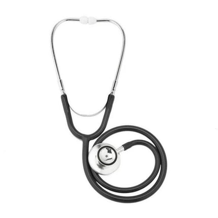 Double Sided Stethoscope With Aluminum Chestpiece Single Tube For Medical Exams - 44mm aluminum chestpiece single tube for clinical auscultation