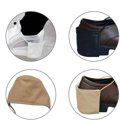 Driving Wear-Resistant Heel Cover For Flat Shoes 8 Cm Wide - durable cushioned heel protector with buckle for commuting and travel