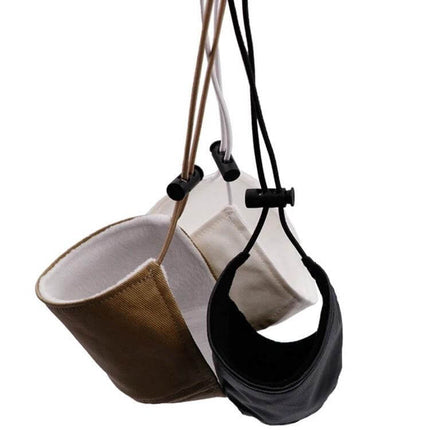 Driving Wear-Resistant Heel Cover For Flat Shoes 8 Cm Wide - brown and black protective heel covers with adjustable buckle