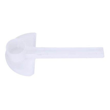 Duckbill Type Water Feeder For Beekeeping Outside The Hive white plastic duckbill-style outdoor hive water feeder 15×3cm