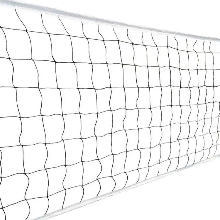 Durable Polyethylene Knotted Four Wrapped Sides Beach Volleyball Net