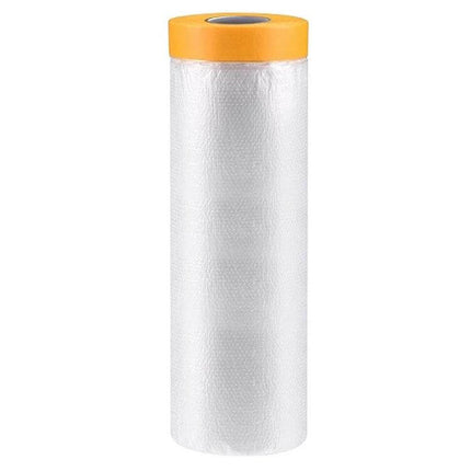 Dustproof Masking Film for Furniture and Walls 55cm x 20m roll with removable masking layer for painting and renovation