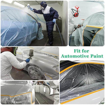 Dustproof Masking Film for Furniture and Walls 55cm x 20m protecting car during automotive painting and sanding