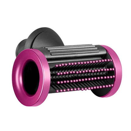 Dyson Hair Dryer Nozzle for Smooth Flyaways During Daily Styling – pink and black ABS attachment, smooths flyaways and reduces frizz