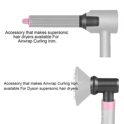 Dyson Hair Dryer Curling Adapter Rose Red Everyday Styling - rose red adapter set transforming dryer to curling tool for easy at-home styling