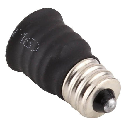 E12 To E14 Bulb Adapter Converter For Home Lighting Black - black E12 to E14 adapter for lamps, LED or incandescent retrofit