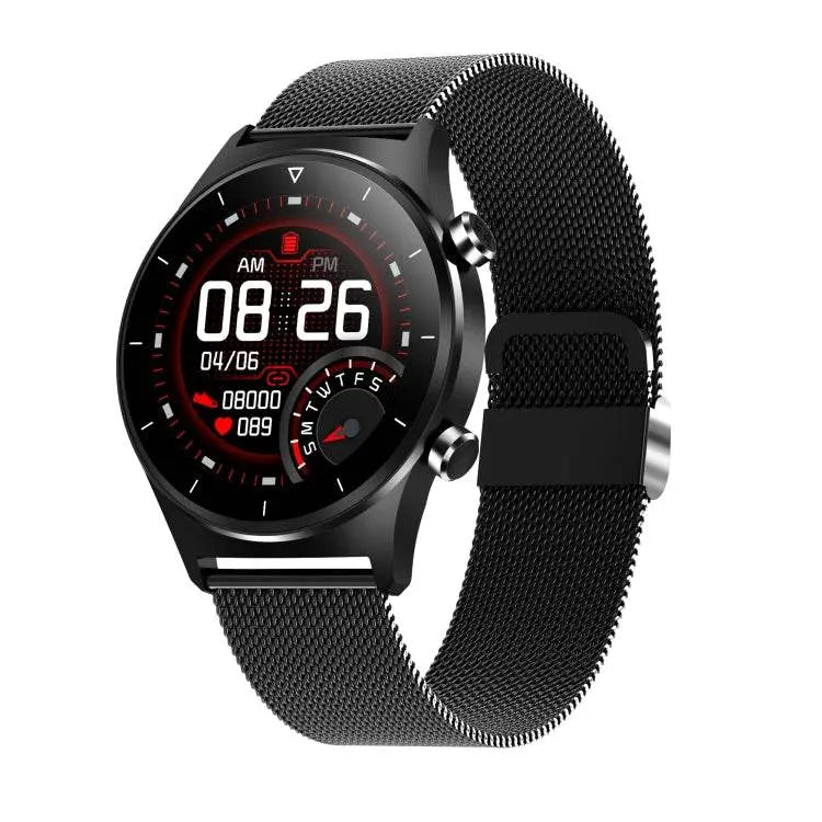 E13 1.28 Inch IPS Color Screen Smart Watch IP68 Waterproof