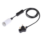 Small UK Plug, 1.2m / White