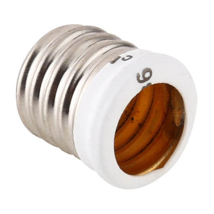 E17 To E14 Lamp Bulbs Adapter For Changing Socket Types compact copper PBT converter shown close-up