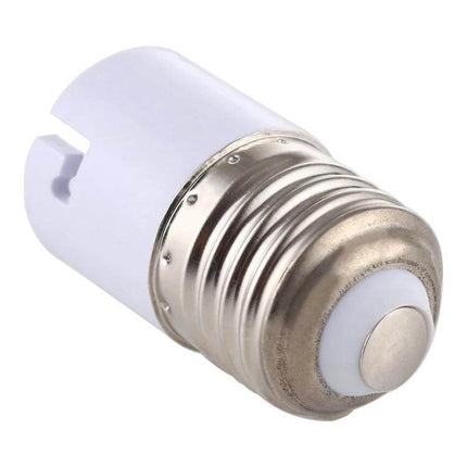 E27 To B22 Lamp Base Adapter For Standard Bulbs Everyday Lighting - white PBT retrofit adapter for converting E27 socket to B22 bayonet