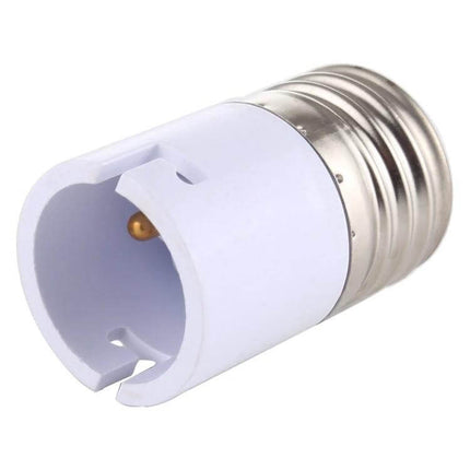E27 To B22 Lamp Base Adapter For Standard Bulbs Everyday Lighting - white PBT retrofit adapter for converting E27 socket to B22