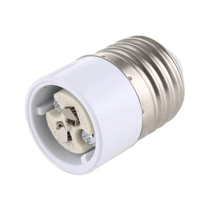 E27 To MR16 Universal Lamp Base Adapter White Socket Converter - white PBT ceramic E27 to MR16 adapter for ceiling, desk, or recessed fixtures
