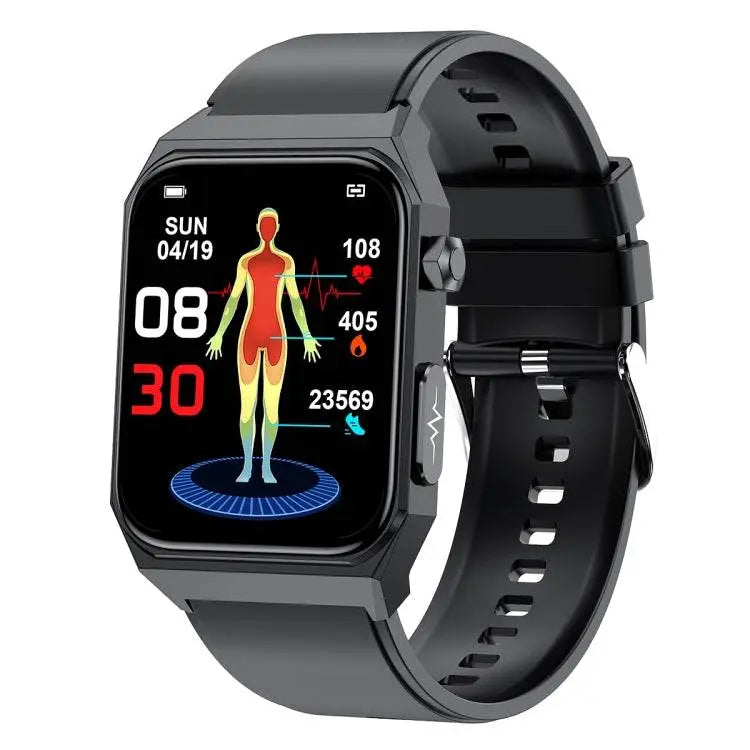 E530 1.91 Inch IP68 Waterproof Smart Watch Supports ECG and Blood Sugar