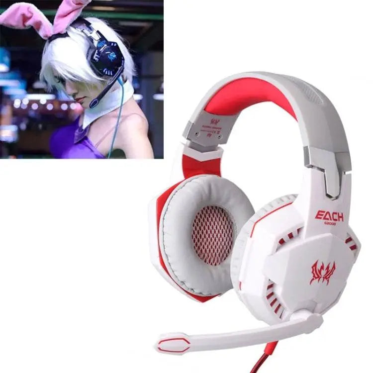 EACH G2000 Over-ear Stereo Bass Gaming Headset with Mic