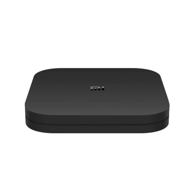 Xiaomi 4K HDR Google TV Streaming Media Player compact black streaming box with Mi logo, 4K HDR streaming and voice remote support
