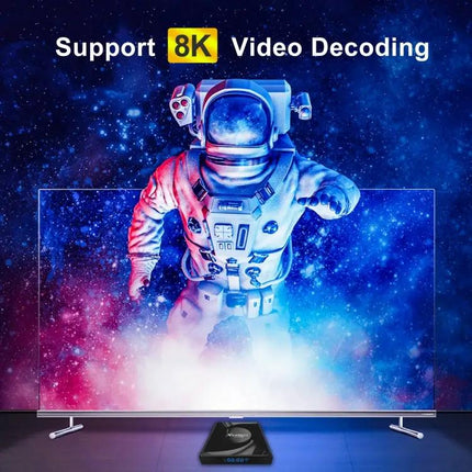 Android Smart TV Box with Remote for Streaming Media