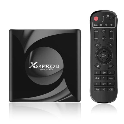X88 Pro 13 Android Smart TV Box with Remote for Streaming