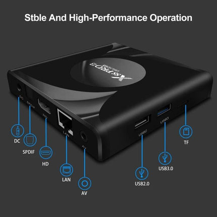 X88 Pro 13 Android Smart TV Box with Remote for Streaming