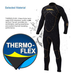 Traje de neopreno semiseco de cuerpo entero para hombre de 5 mm de INX 1106