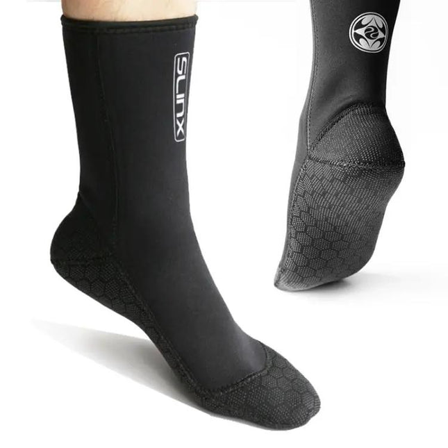 SLINX 3mm Neoprene Non-Slip Diving Socks Unisex S-XL