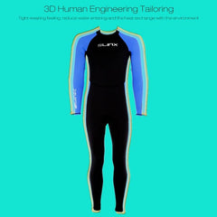 Traje de buceo de cuerpo entero de licra SLINX 1707 para hombre: traje de buceo con protección solar y mangas largas de secado rápido